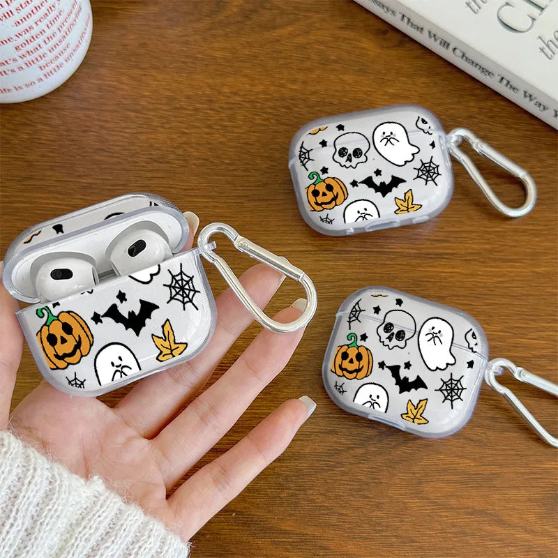 Spooky Graphics Headphone Cover For Airpods