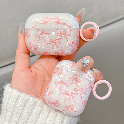Case Cute Glitter Bow Knot For Airpods