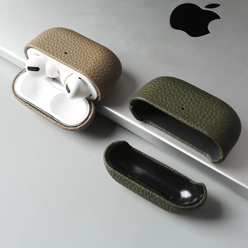 Genuine Leather Case For Airpods