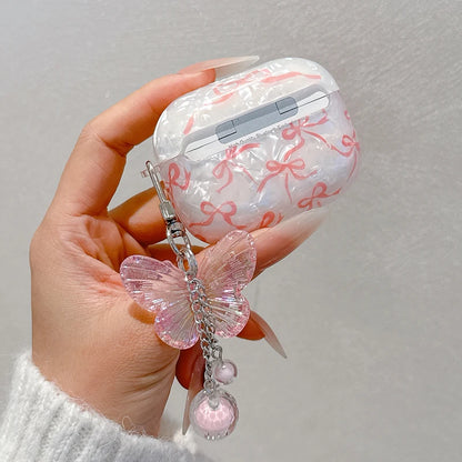 Case Cute Glitter Bow Knot For Airpods