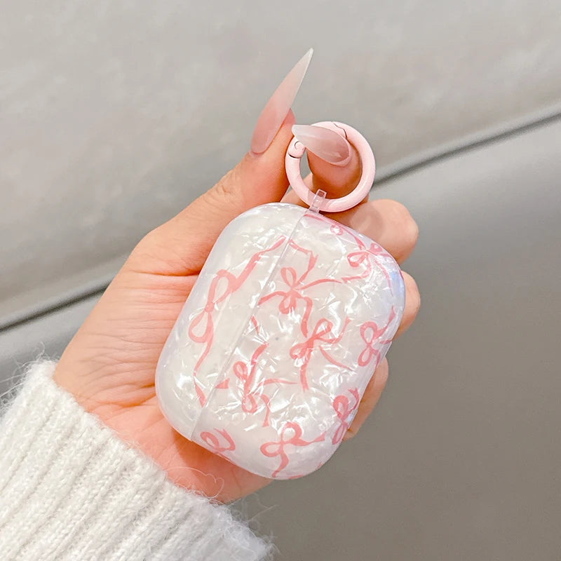 Case Cute Glitter Bow Knot For Airpods